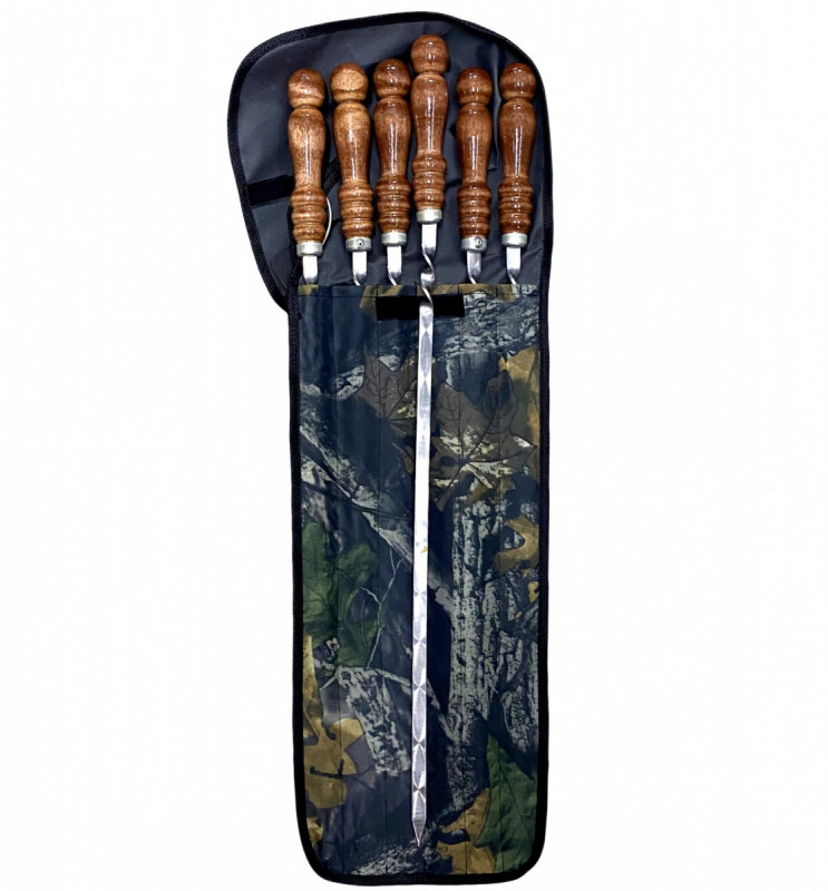 Набор шампуров №4 (6 шампуров 630х11х3мм (длина лезвия 400мм))