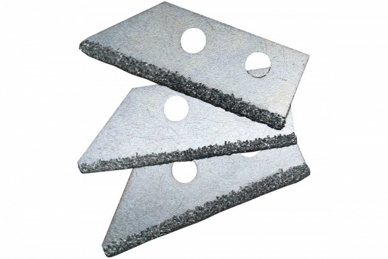 Сменное лезвие 2+2+2 на скребок для расшивки швов набор 3шт