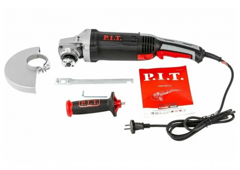 УШМ 180мм PWS180-C1 1700Вт 8500об/мин PIT
