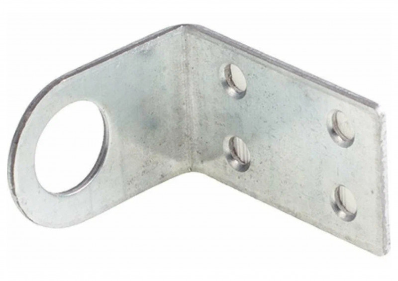 Ушко для замка 75х40мм угловое цинк