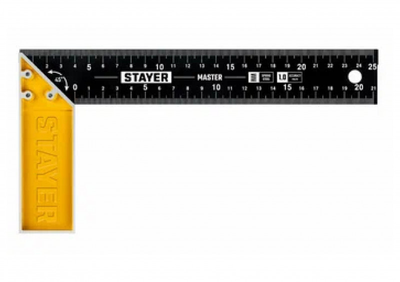 Угольник столярный 250мм STAYER Master