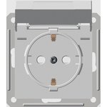 Розетка 1-м СП AVA 16A IP20 с/з защ.шторки белый TOKOV LIGHT