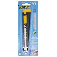 Нож 18мм с выдвижным лезвием, металлический OLFA