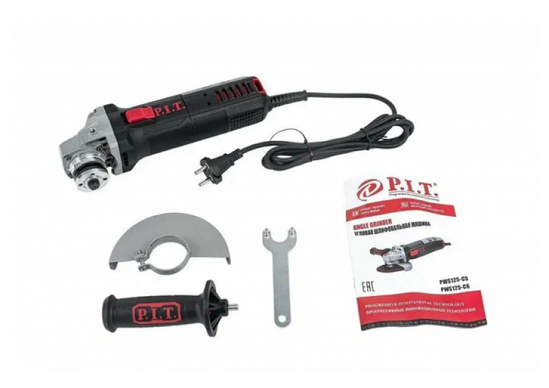 УШМ 125мм PWS125-C6 1050Вт 3000-12000об/мин PIT