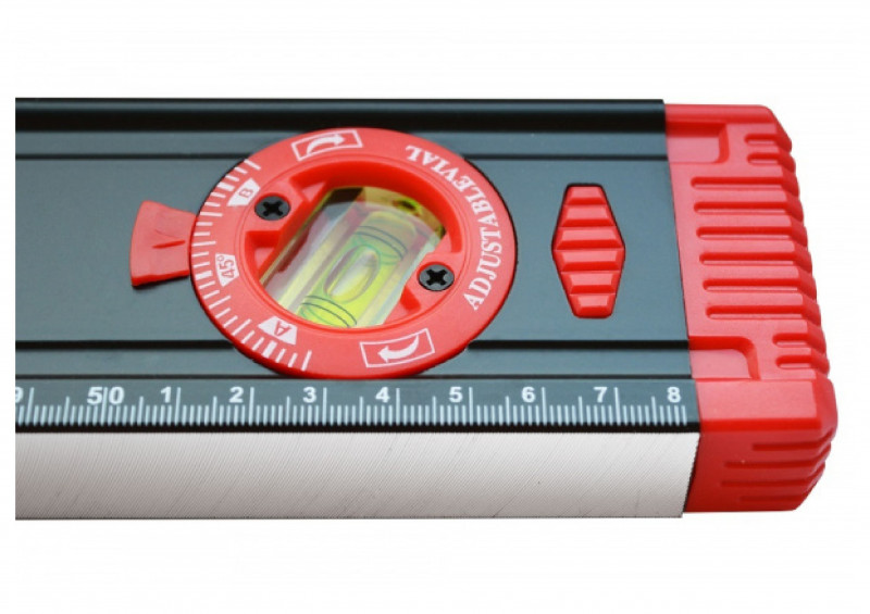 Уровень строительный усил.магнитный с поворот.глазком 400мм Монтажник