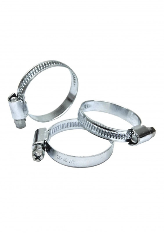 Хомут червячный 70-90мм цинк