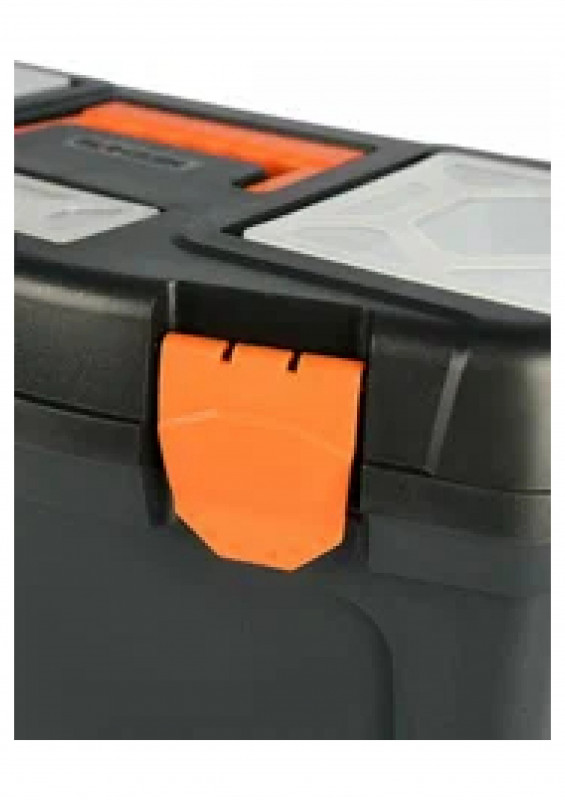 Ящик для инструментов 19" черный/оранжевый MASTER Economy