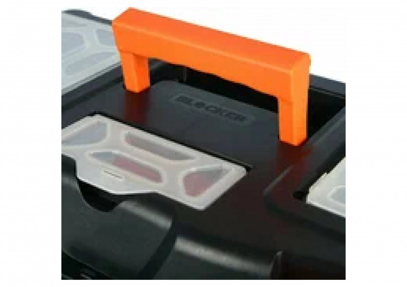 Ящик для инструментов 19" черный/оранжевый MASTER Economy