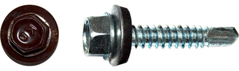 Саморез кровельный HWX2-W-P5 4,8х70мм ТМ HARDWEX