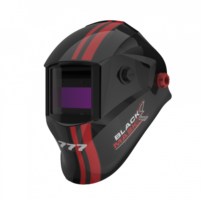 Маска сварщика хамелеон BLACK MASK с АСФ 777 глянец