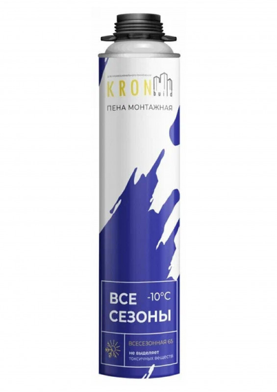 Пена профессиональная зимняя 800гр 65 Kronbuild