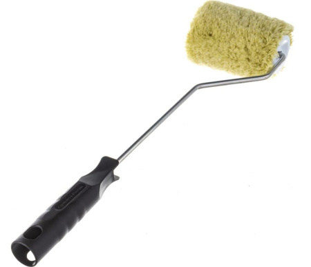 Валик полиакрил 100х42м с удлиненной ручкой ворс 18мм ,.бюгель d6