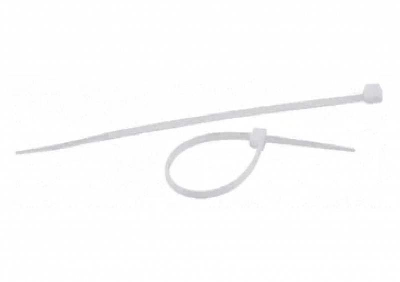 Хомут-стяжки нейлон 100шт 3х150 белые