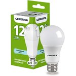 Лампа светодиодная A60 груша 12Вт 230В 6500К E27 GENERICA
