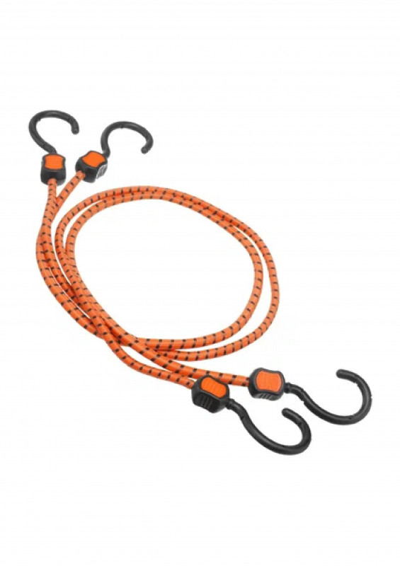 Резинки багажные, обрезиненные крюки,2 шт 1000мм//STELS