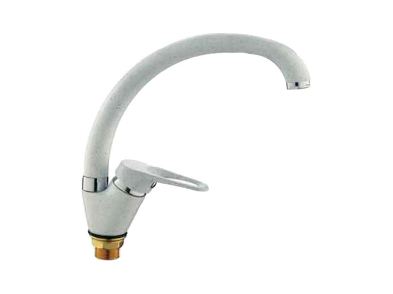 Смеситель для кухни боковой 40мм белый 8