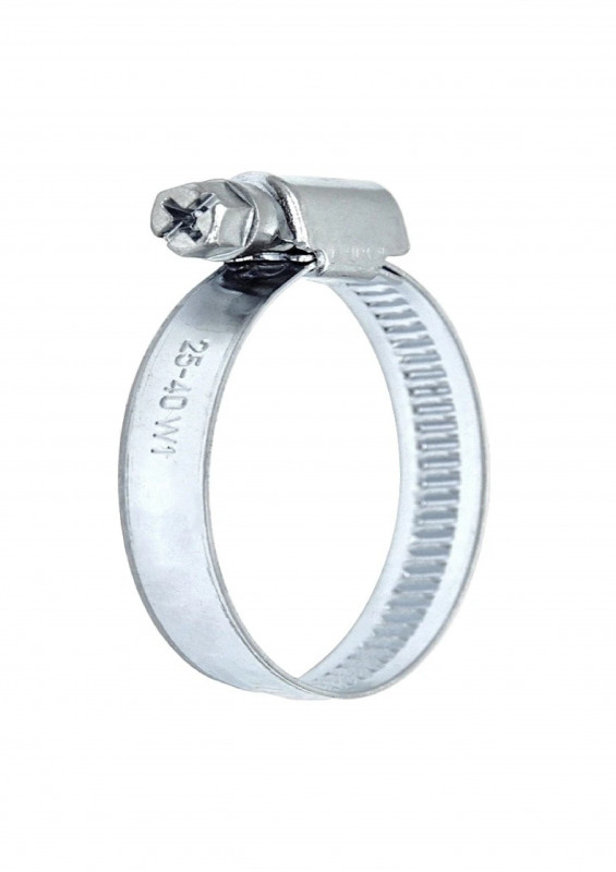 Хомут червячный 130-150мм цинк