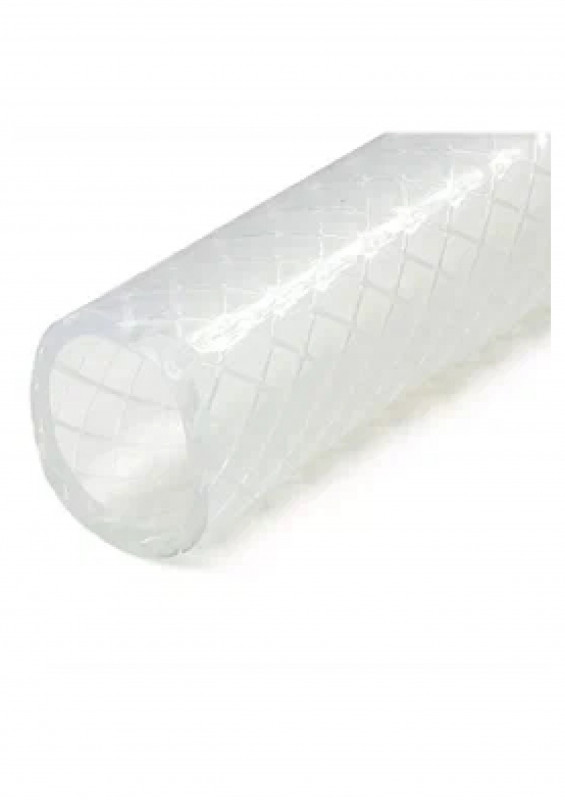 Шланг ПВХ силикон трехслойный армированный прозрачный 19мм 3/4" 25м