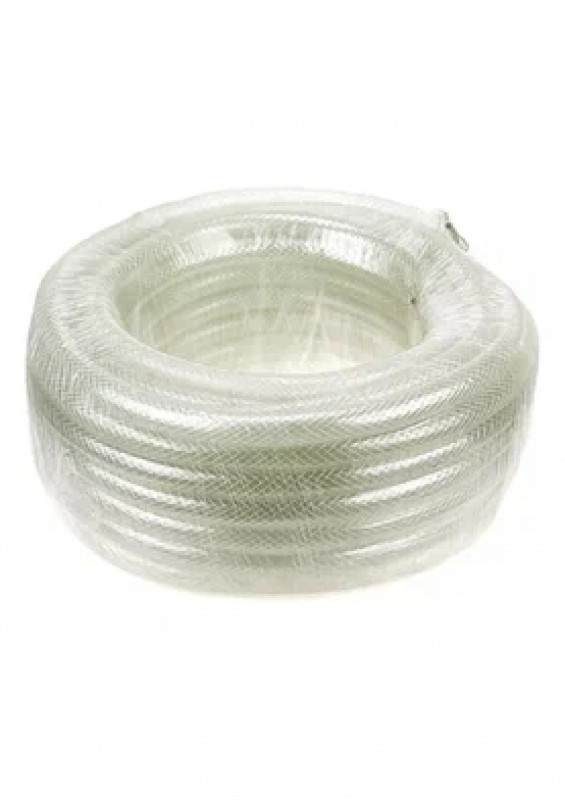 Шланг ПВХ силикон трехслойный армированный прозрачный 19мм 3/4" 25м