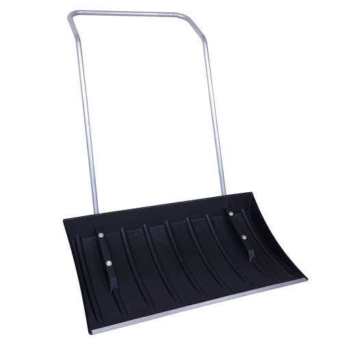 Скрепер для уборки снега 750х400мм с метал.ручкой