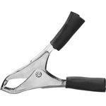 Зажим крокодил 10А 50мм черный ОНЛАЙТ