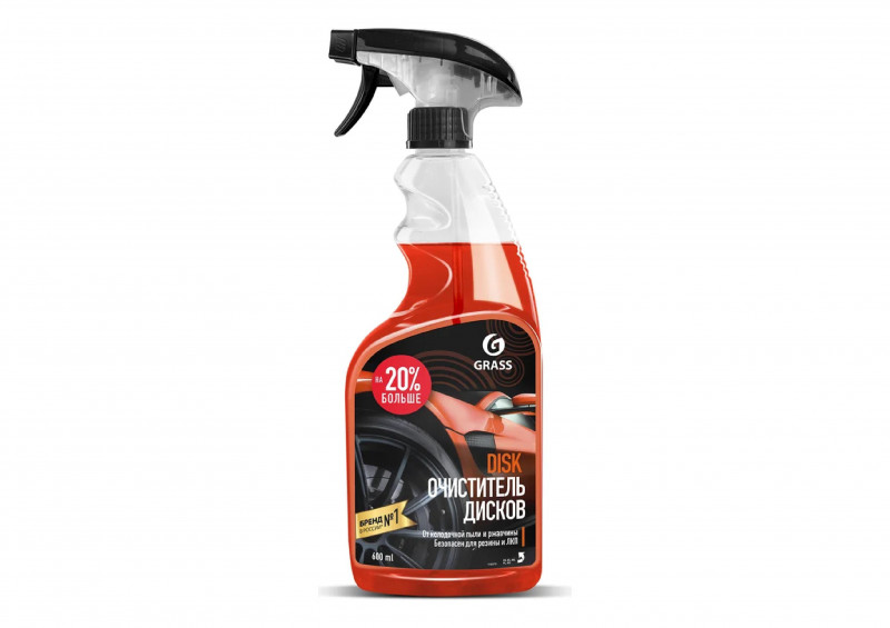 Кислотное моющее средство для очистки колесных дисков Disk 600мл Grass
