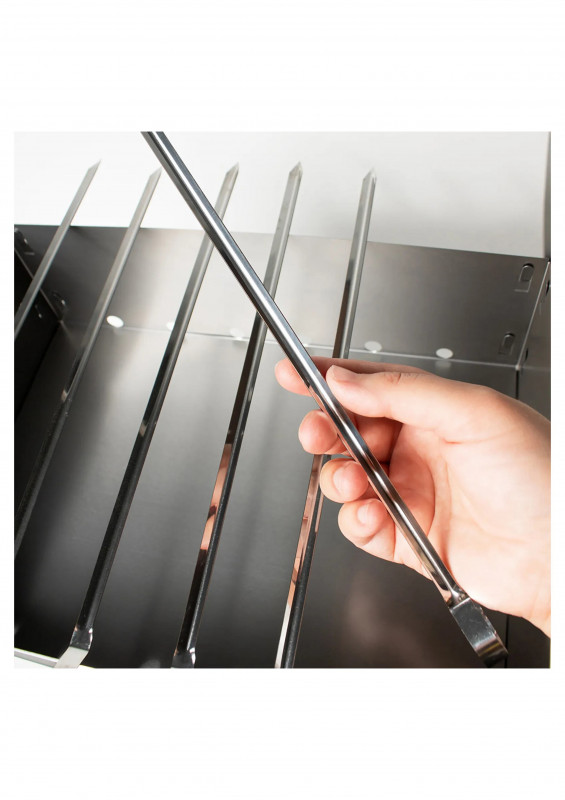 Мангал сборный 6-шампуров ЭКОНОМ 370 в пленке