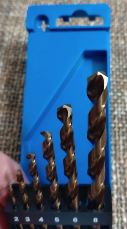 Набор сверл по металлу класс А 2-8мм 6шт ЗУБР КОБАЛЬТ