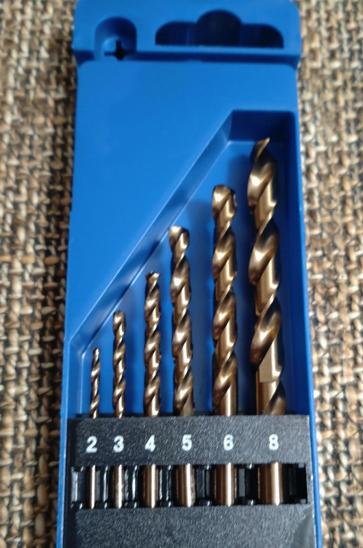 Набор сверл по металлу класс А 2-8мм 6шт ЗУБР КОБАЛЬТ