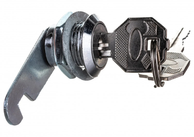 Замок почтовый врезной ЗП16мм 2 ключа Стандарт