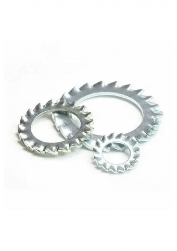 Шайба стопорная с внешними зубьями DIN 6798А М6