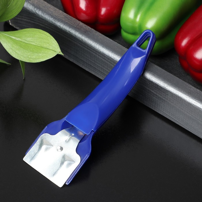 Скребок для стеклокерамики, 16 см, цвет МИКС «Базис»