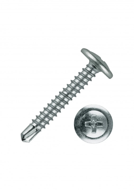 Саморез с пресс-шайбой сверло 4,2х25