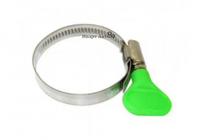 Хомут червячный с ключом 50-70мм