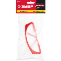 Очки защитные желтые отрытого типа с доп. бок. защ. ЗУБР Спектр 5