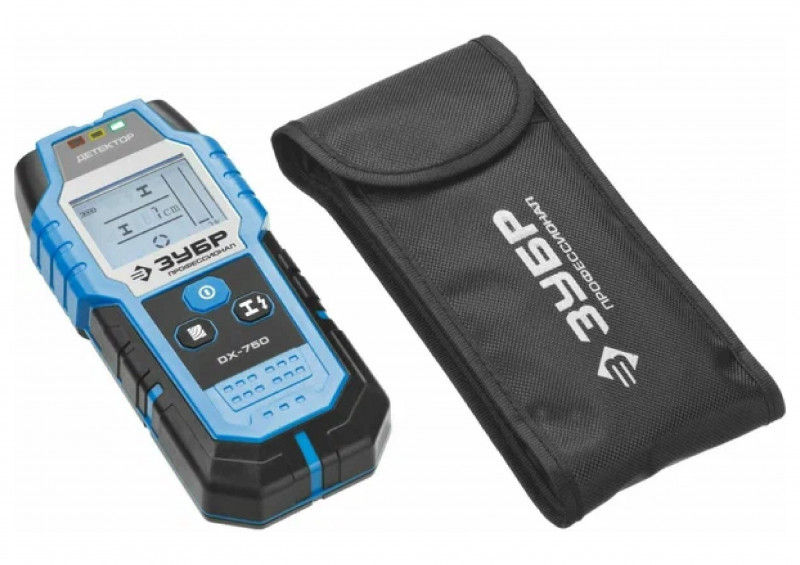 Универсальный детектор скрытой проводки DX -750, 100мм ЗУБР Профессионал